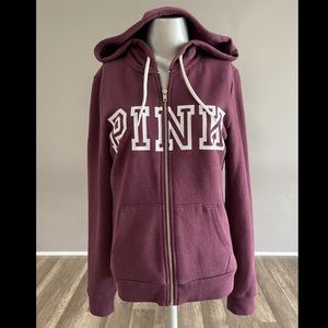 Victoria’s Secret Pink Zip Up Hoodie XS